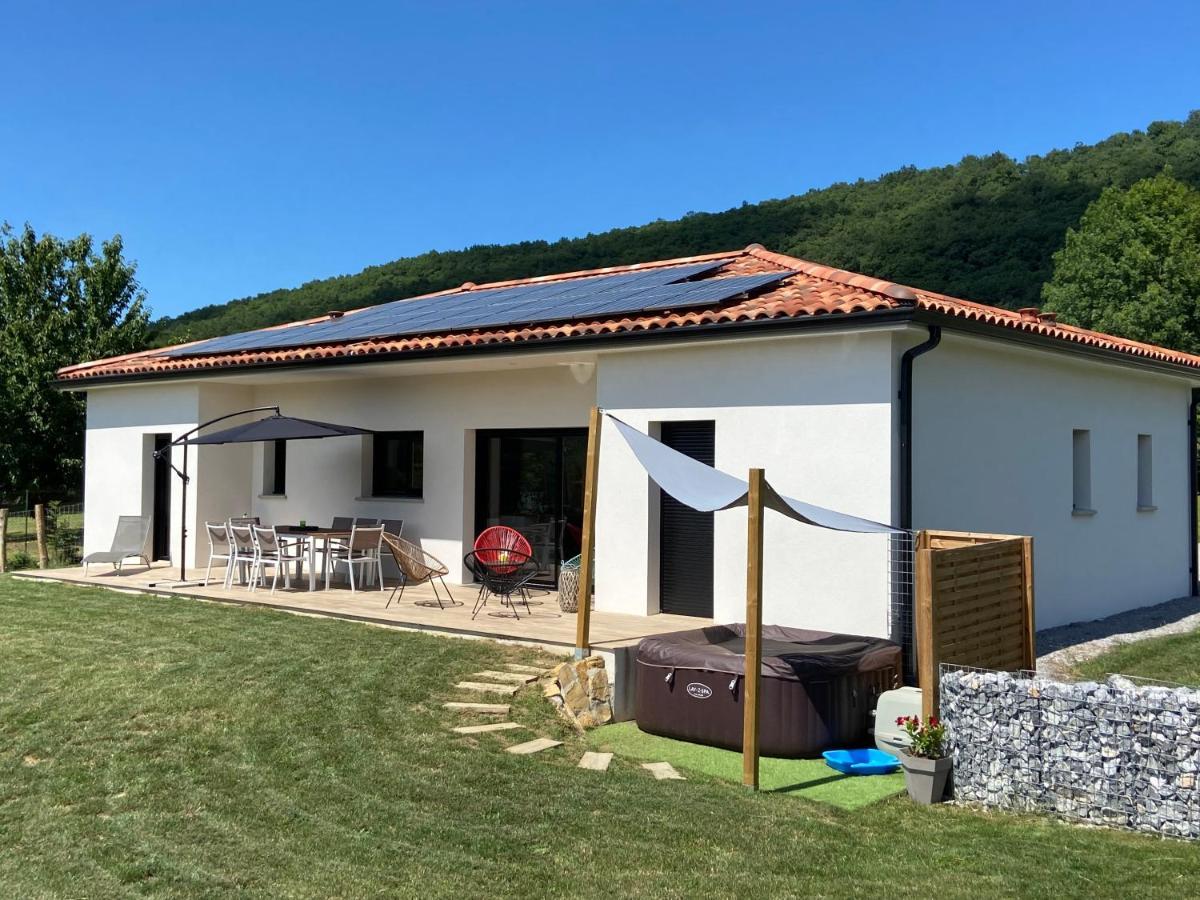 Villa Jacuzzi, Terrain De Petanque Et Aire De Jeux Vue Sur Les Pyrenees Seilhan Exteriér fotografie
